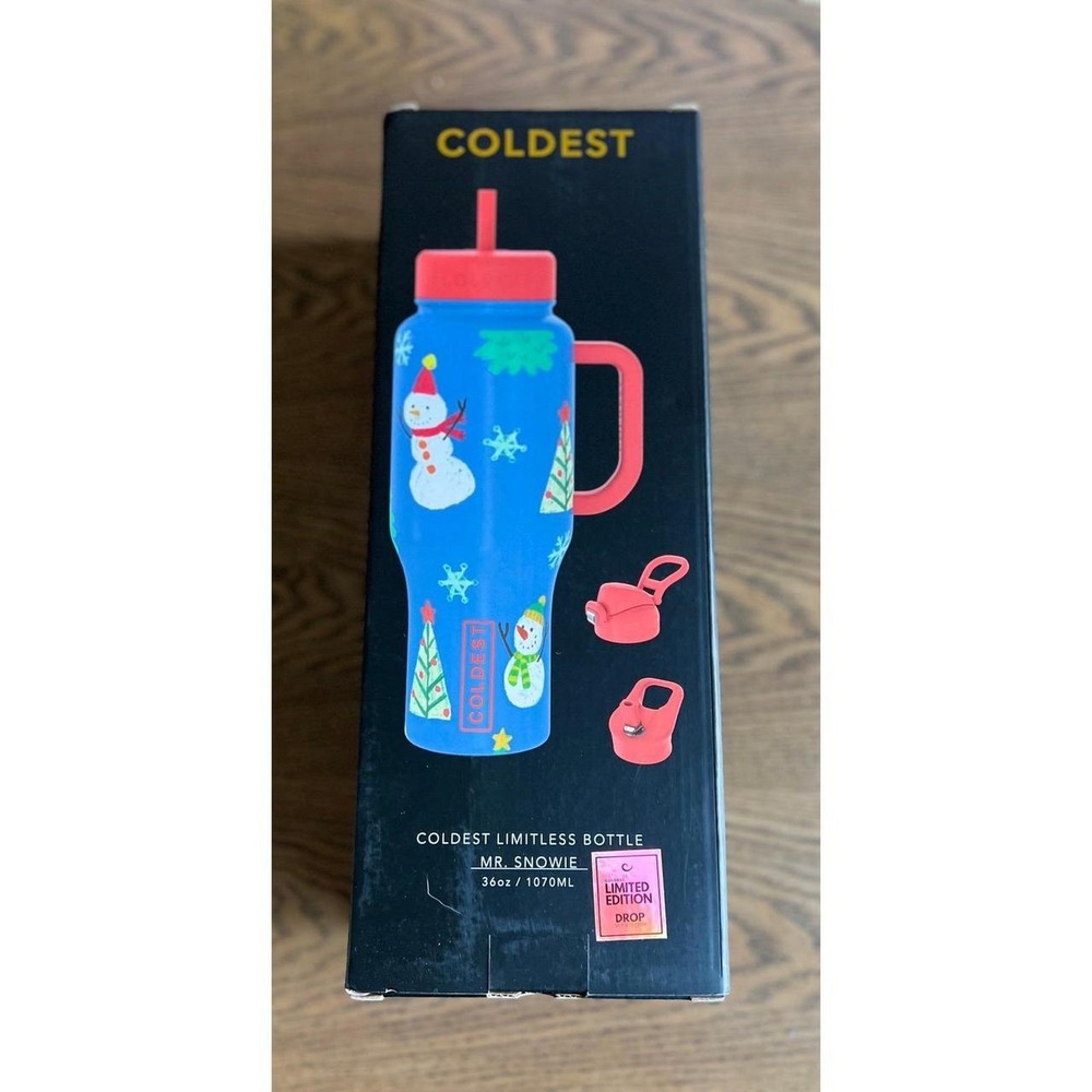 COLDEST "Mr. Snowie" Limitless Tumbler 36oz Limited Edition NEW